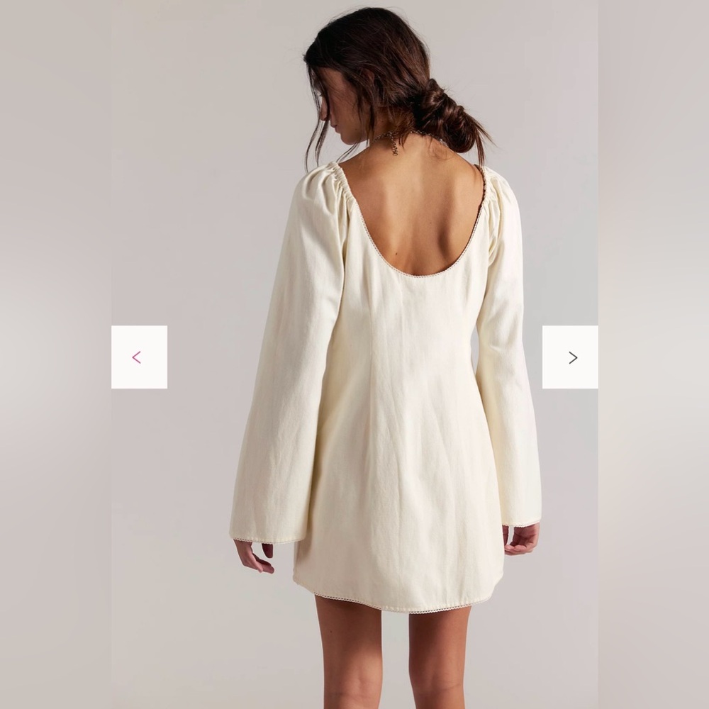 Free People Spring Fling Mini Dress Small Color: Sugar Sweetie Combo NWT - Picture 3 of 7